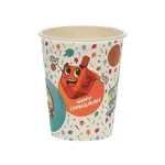 Chanukah Paper Cups - Yiddish