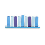 Aluminum Menorah 30*11 cm