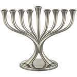 Metal Menorah 23*19 cm - Nickel