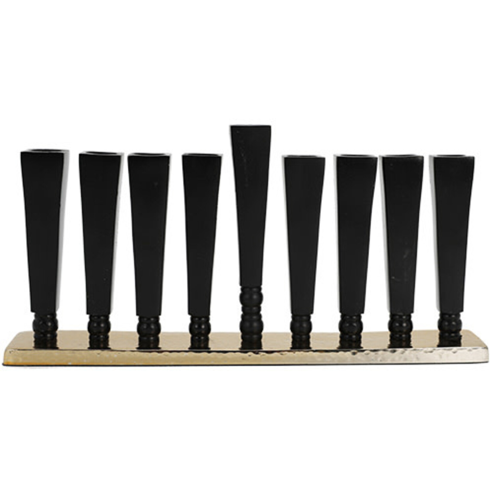 Aluminum Menorah 30*14 cm, Black