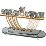 Crystal Elegant Menorah 16cm