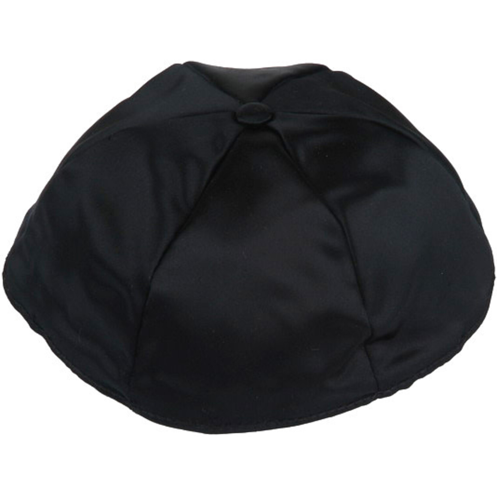 Black Traditional Satin Kippah