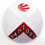 Sports Mesh Kippah, Toronto Raptors, White