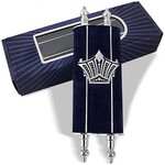Compact Replica Torah Scroll with Case