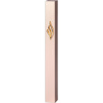 Rose Gold Aluminum Mezuzah 12 cm-with Gold Metal Shin
