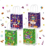 Purim Mishloach Manot Paper Gift Bag, Assorted Colours