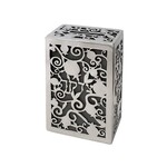 Yair Emanuel Tzedakah Box, Laser-Cut Aluminum, Grey