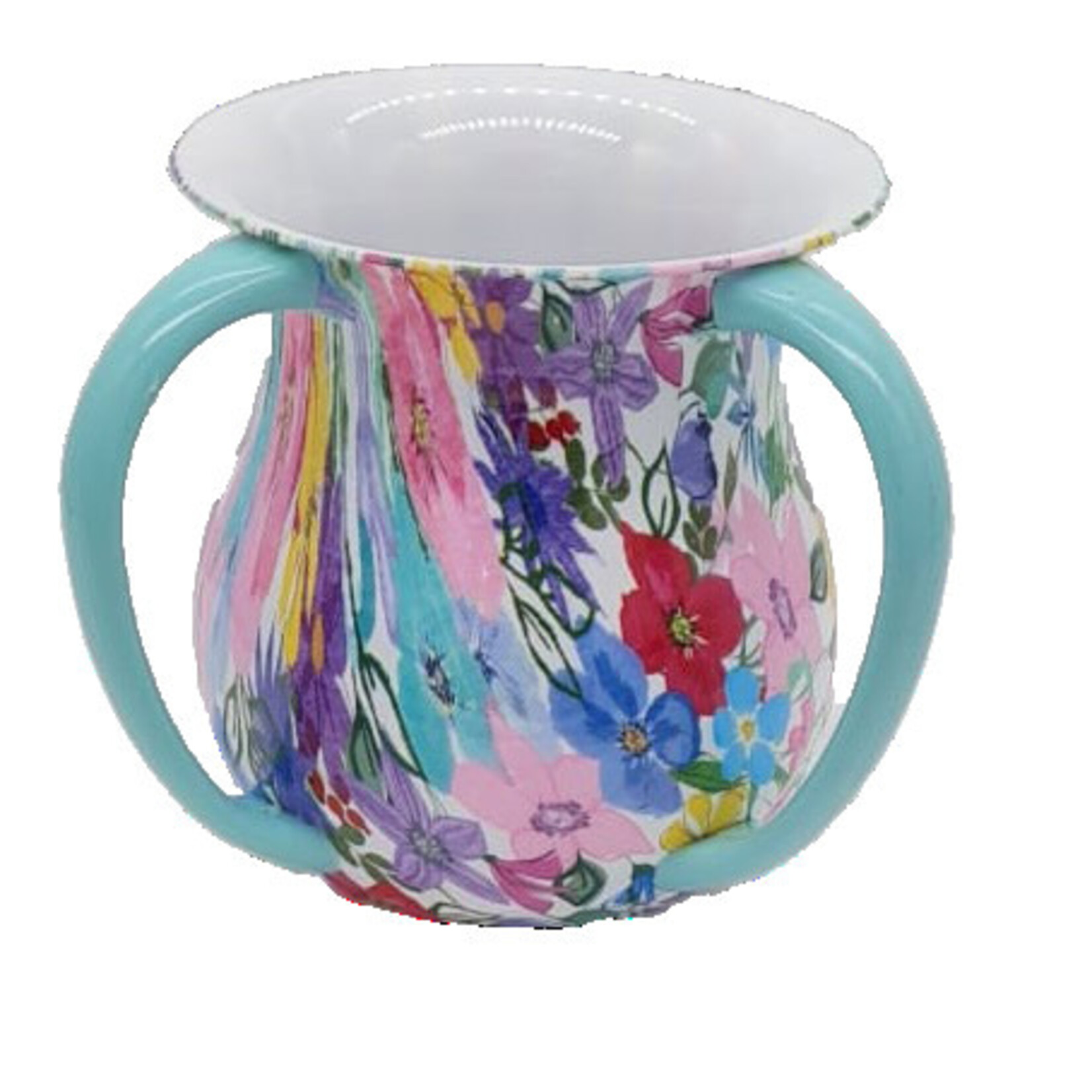 Washing Cup Acrylic Floral