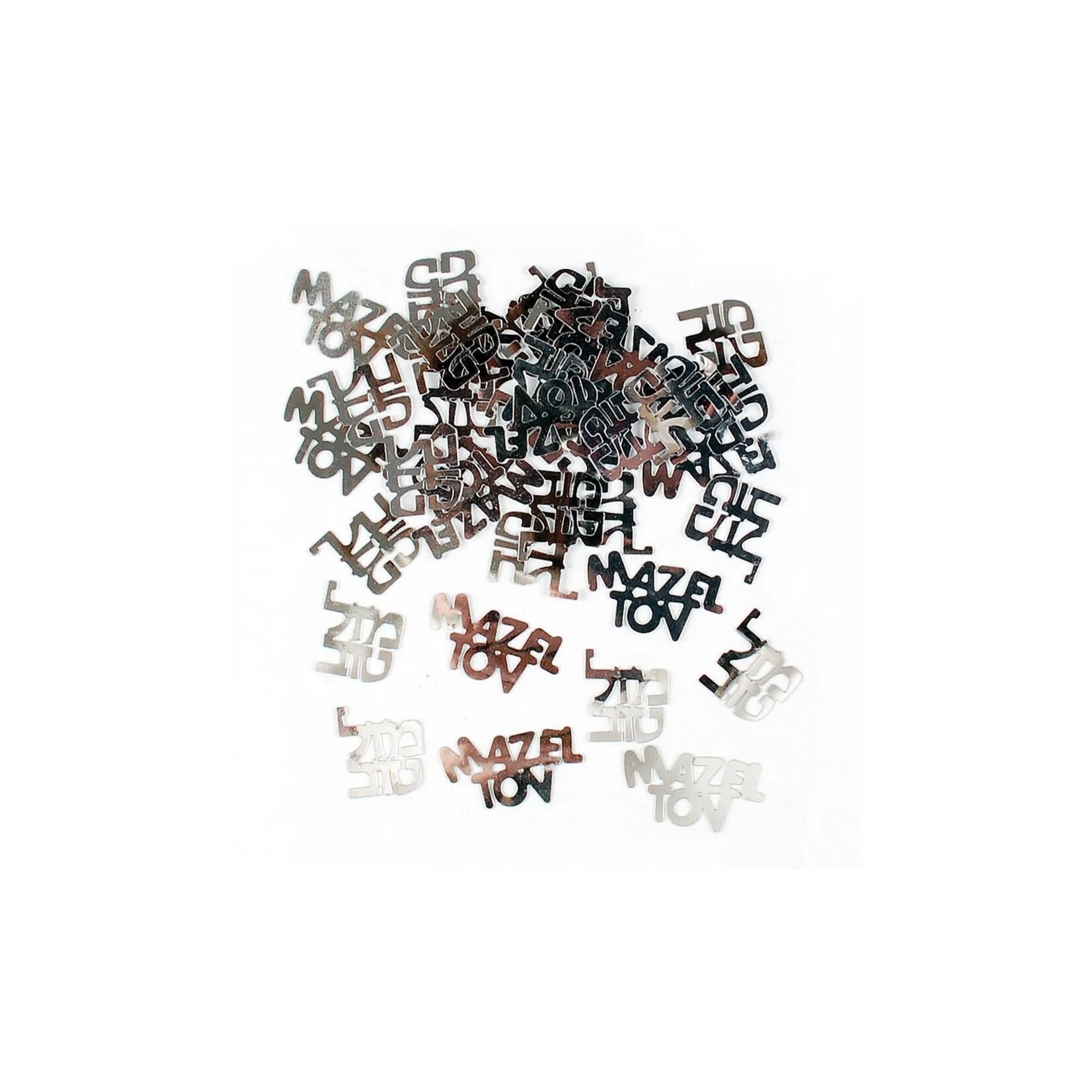 Mazel Tov Silver Confetti
