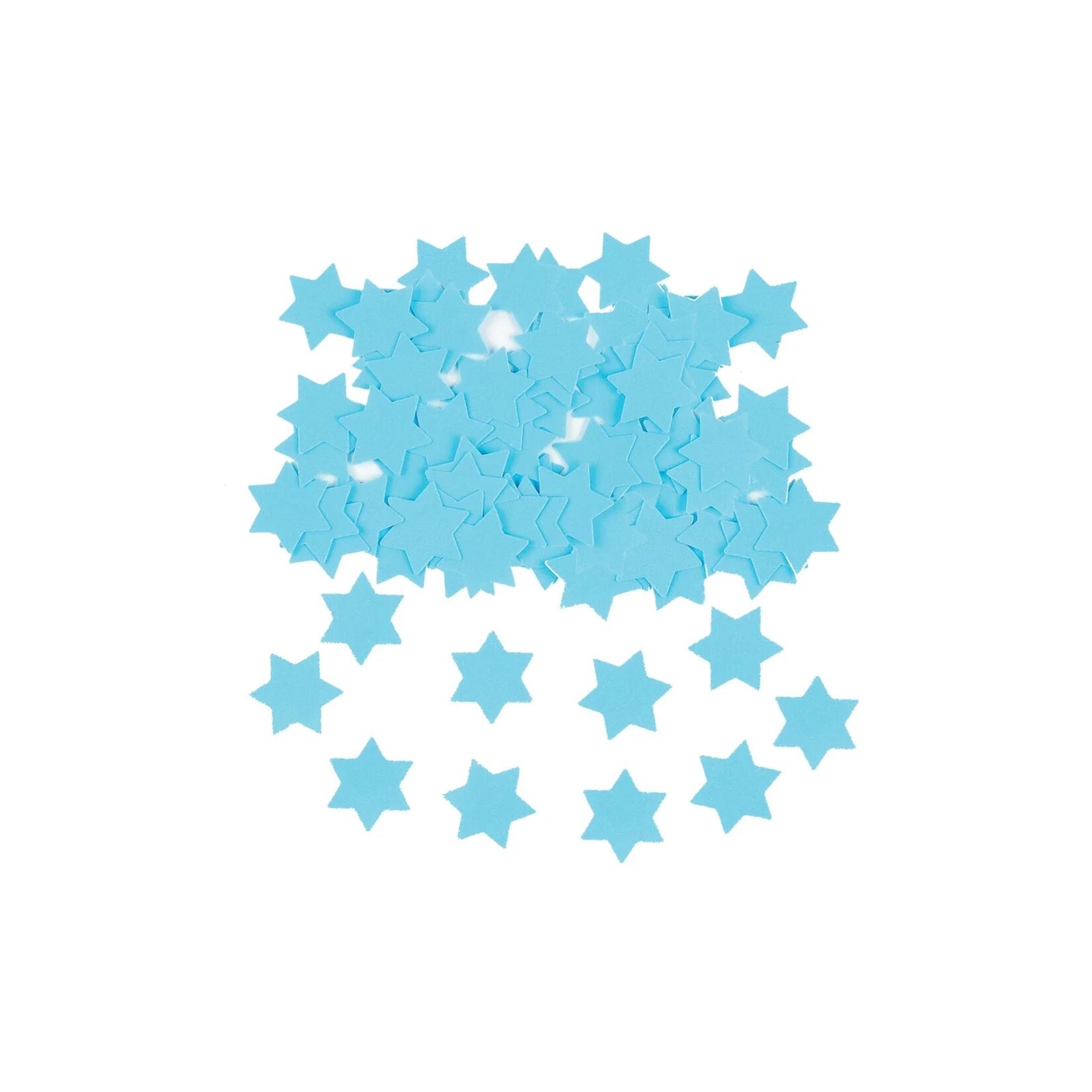 Star of David Baby Blue Confetti