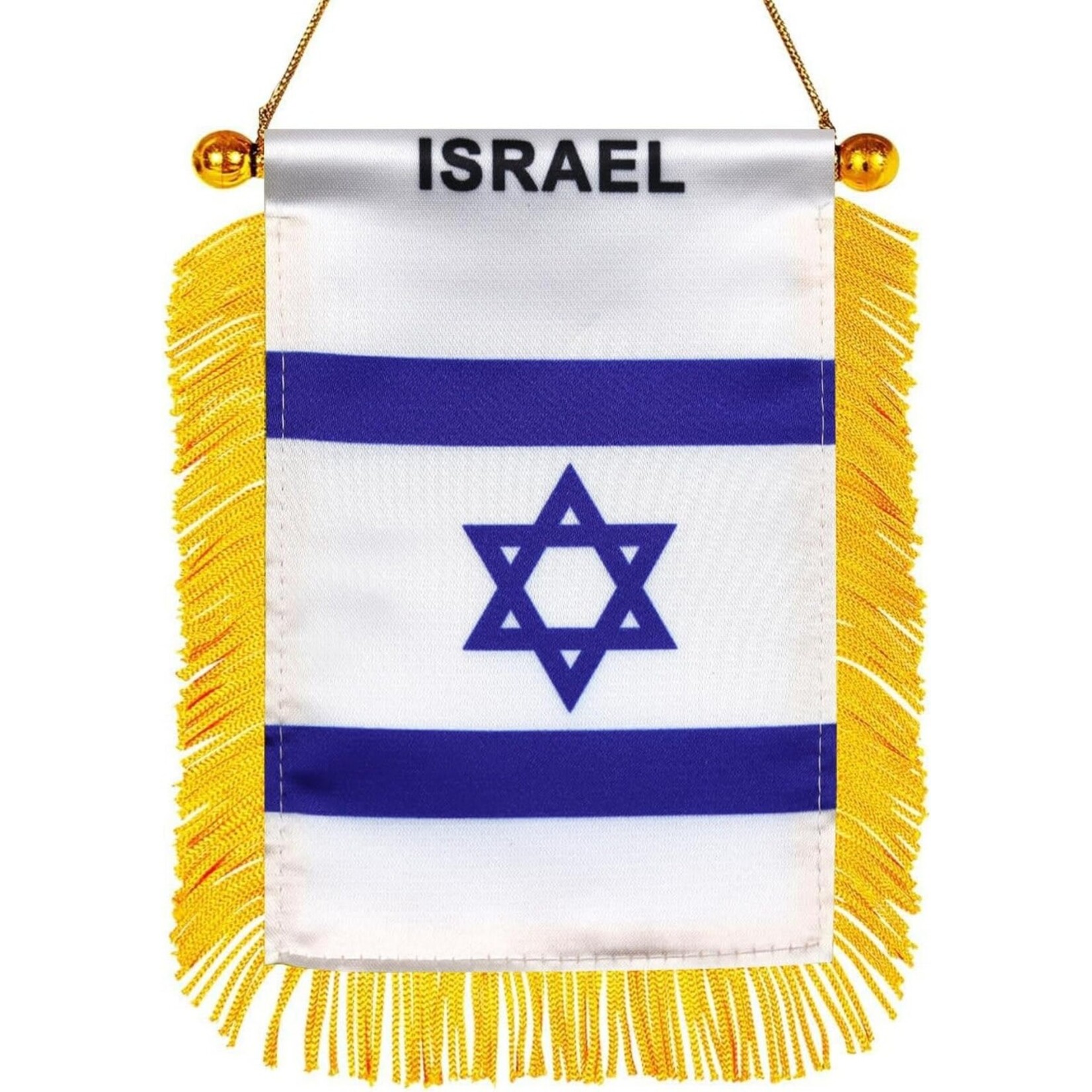 Israel Car Mirror Flag