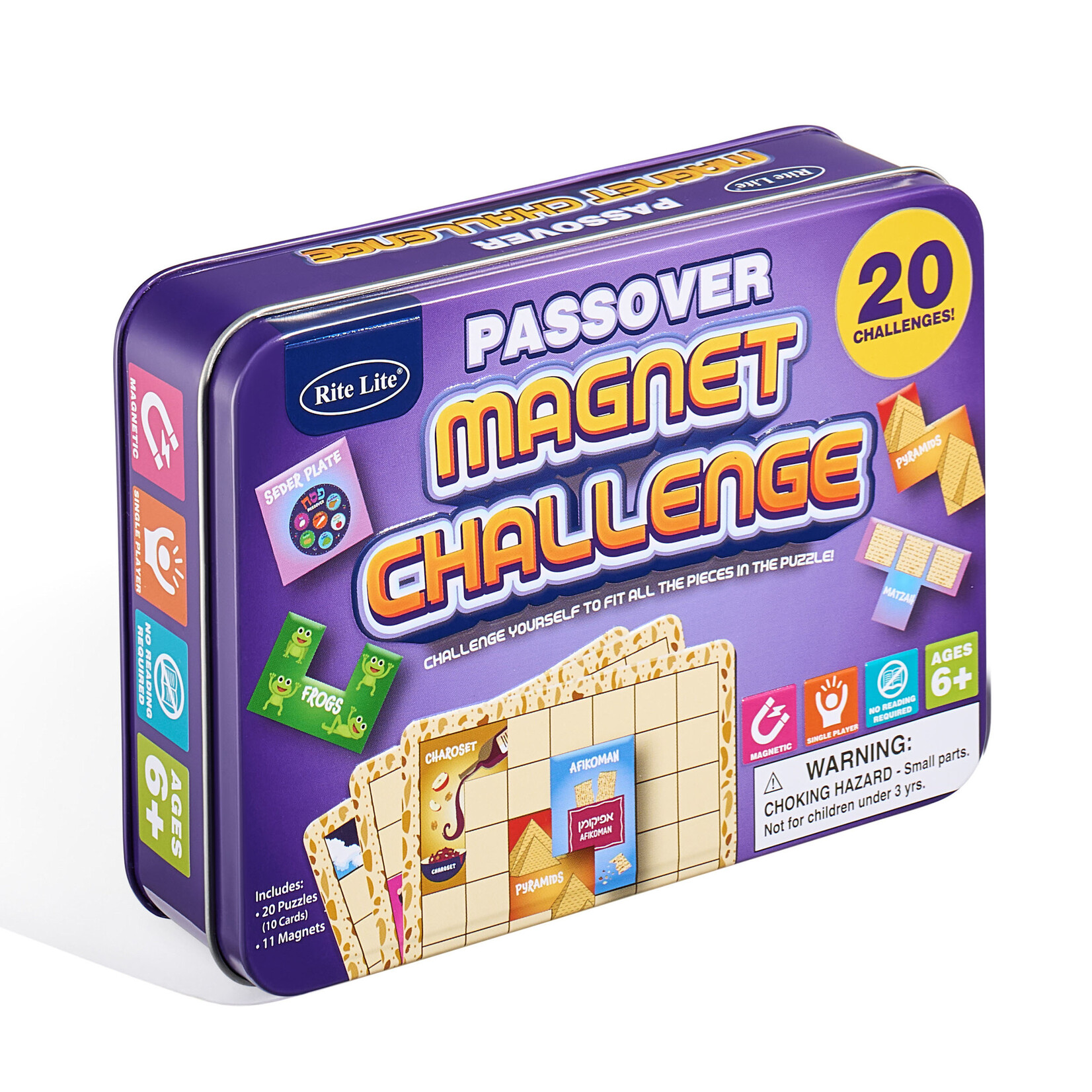 Passover Magnet Challenge Game, Collectable Tin Box