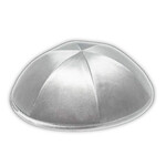 Medium Grey Deluxe Satin Kippah