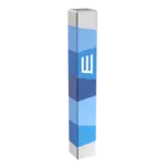 Puzzle Mezuzah Case, Blue