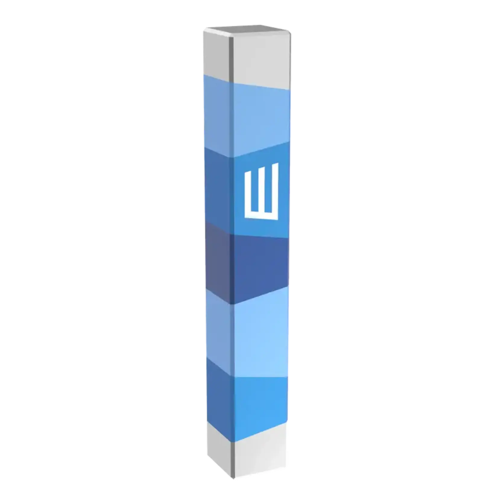 Puzzle Mezuzah Case, Blue