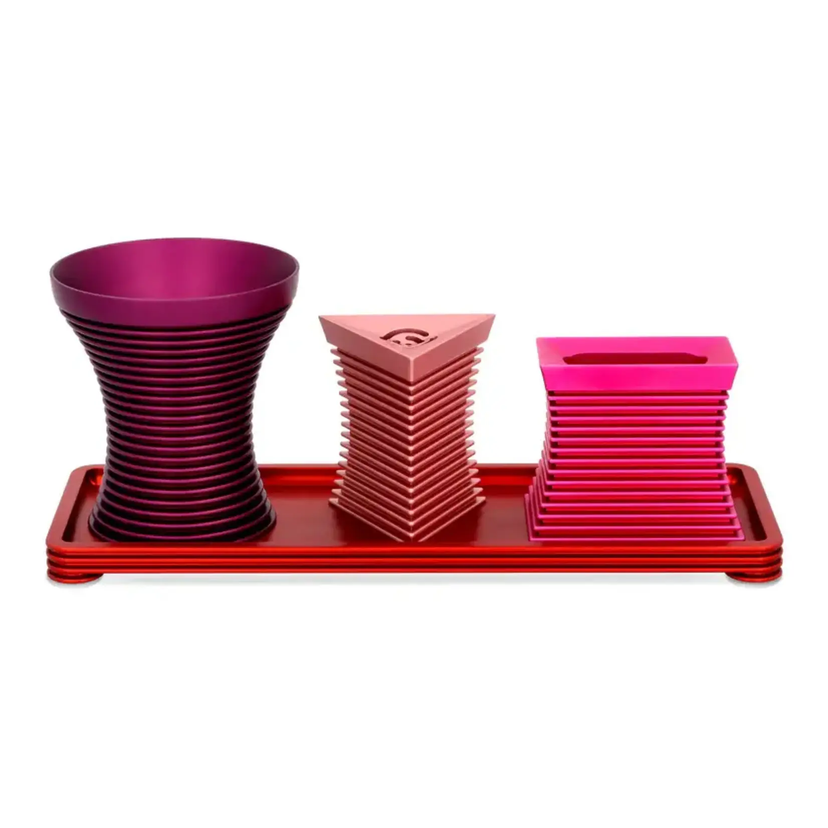 Havdalah Set, Grooved, Pink