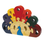 Yair Emanuel Wooden Puzzle - Peacock