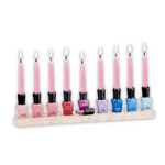 Ceramic Chanukah Menorah, Nail Polish Design