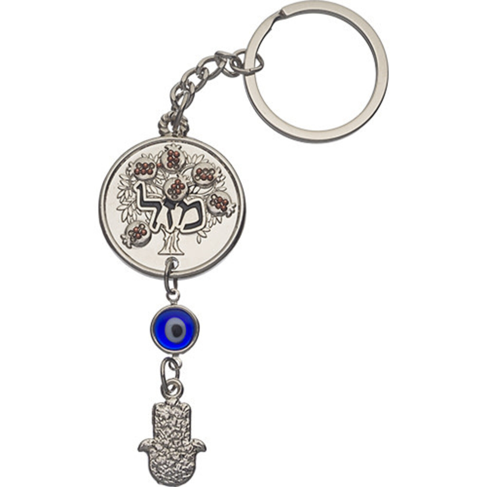 Mazal - Eye & Hamsa - Keychain