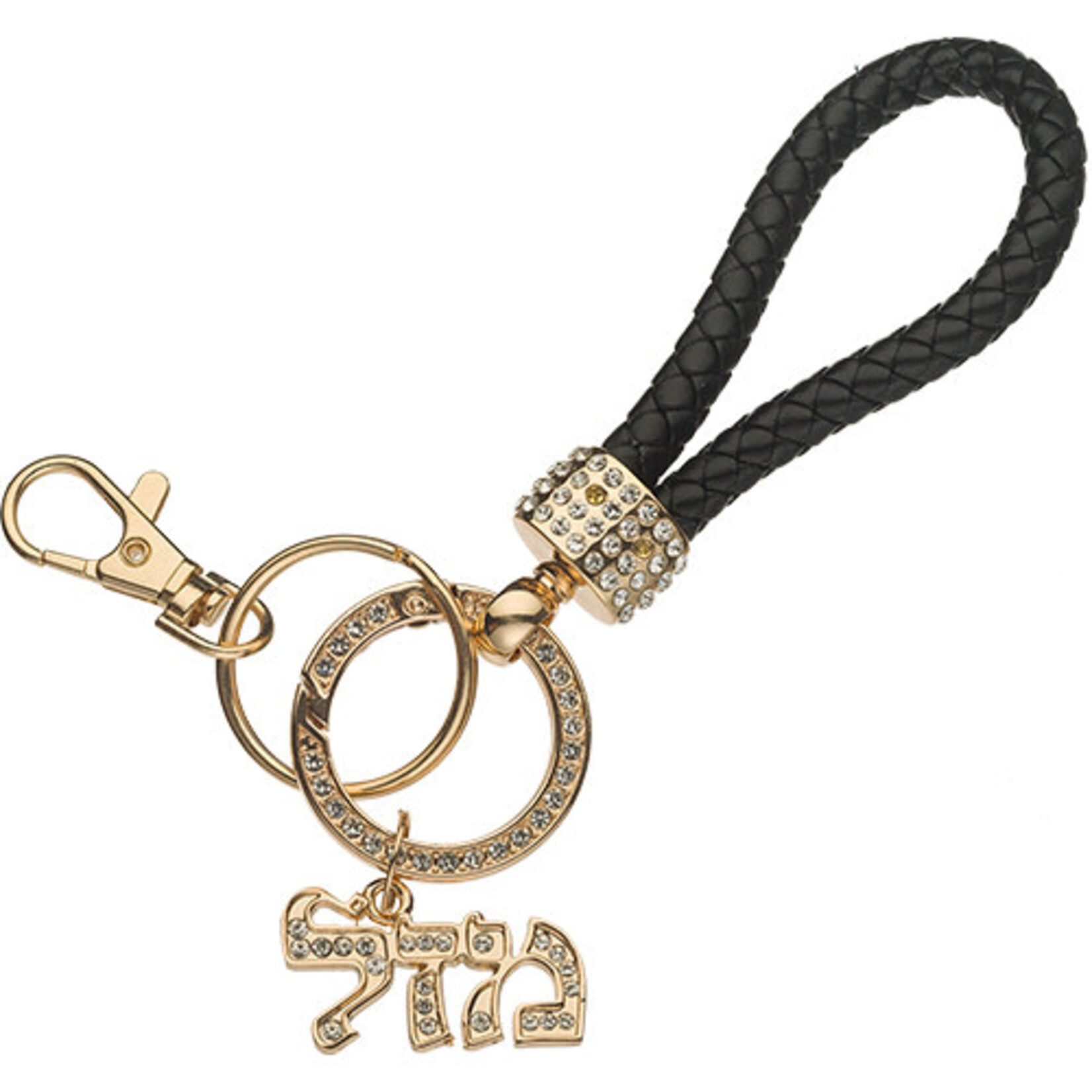 Mazal Black/Gold - Keychain
