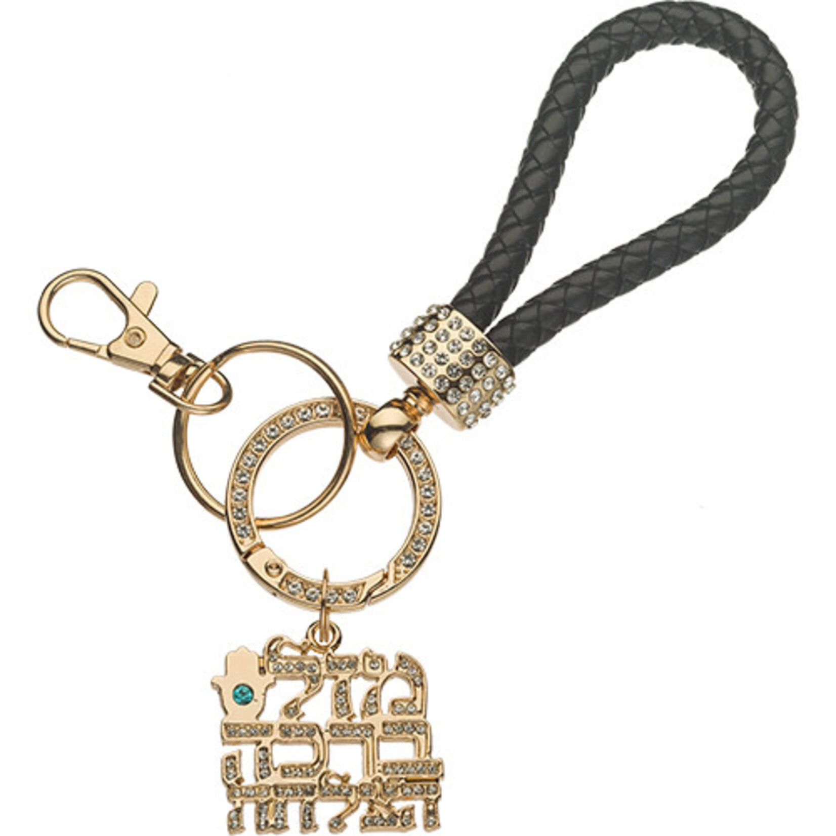 Mazal & Bracha Gold/Black - Keychain