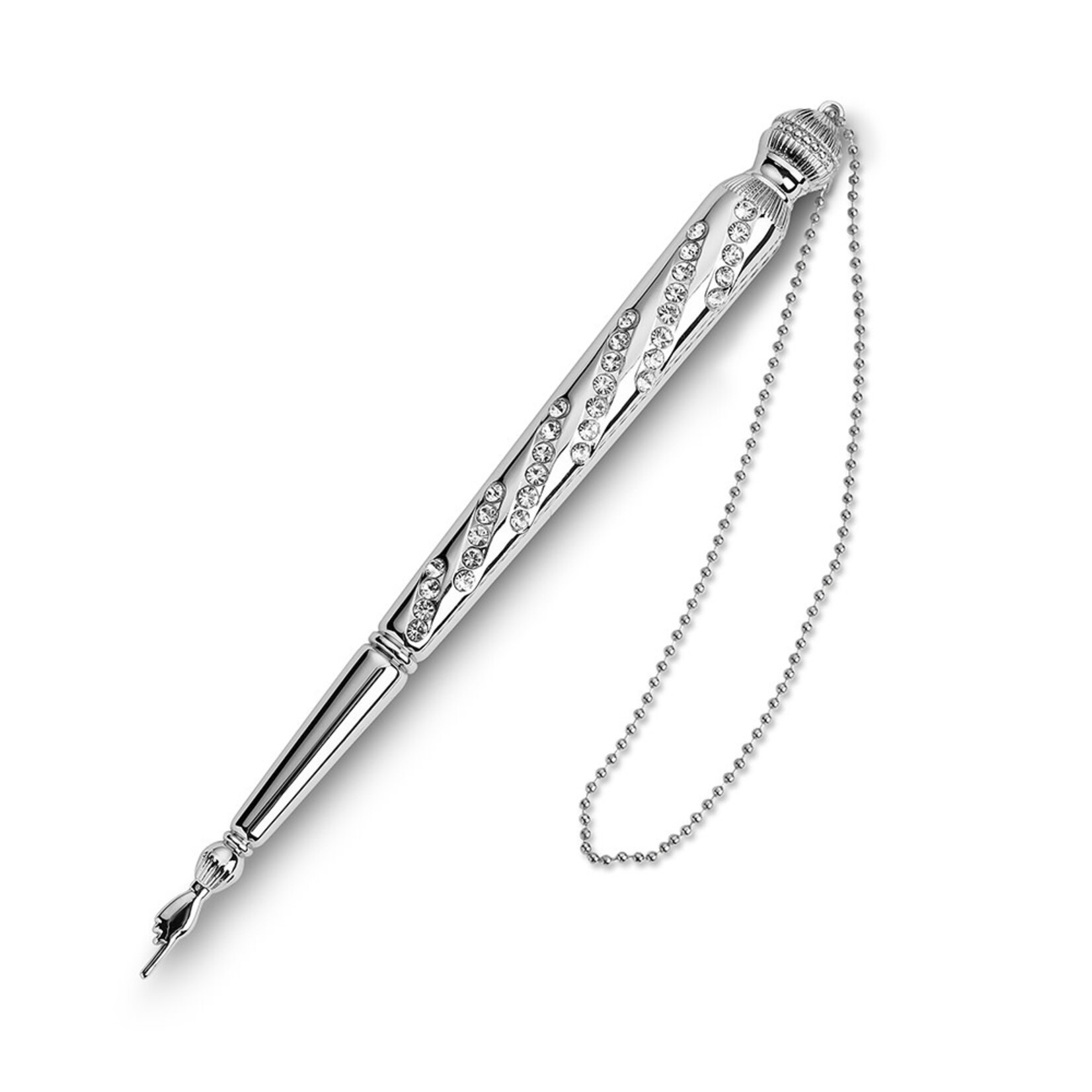 Torah Pointer / Yad - Silver with Jewells