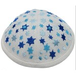Linen Kippah for Kids  18 cm