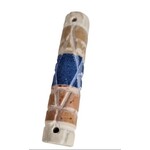 Jerusalem marble mezuzah case 7 cm