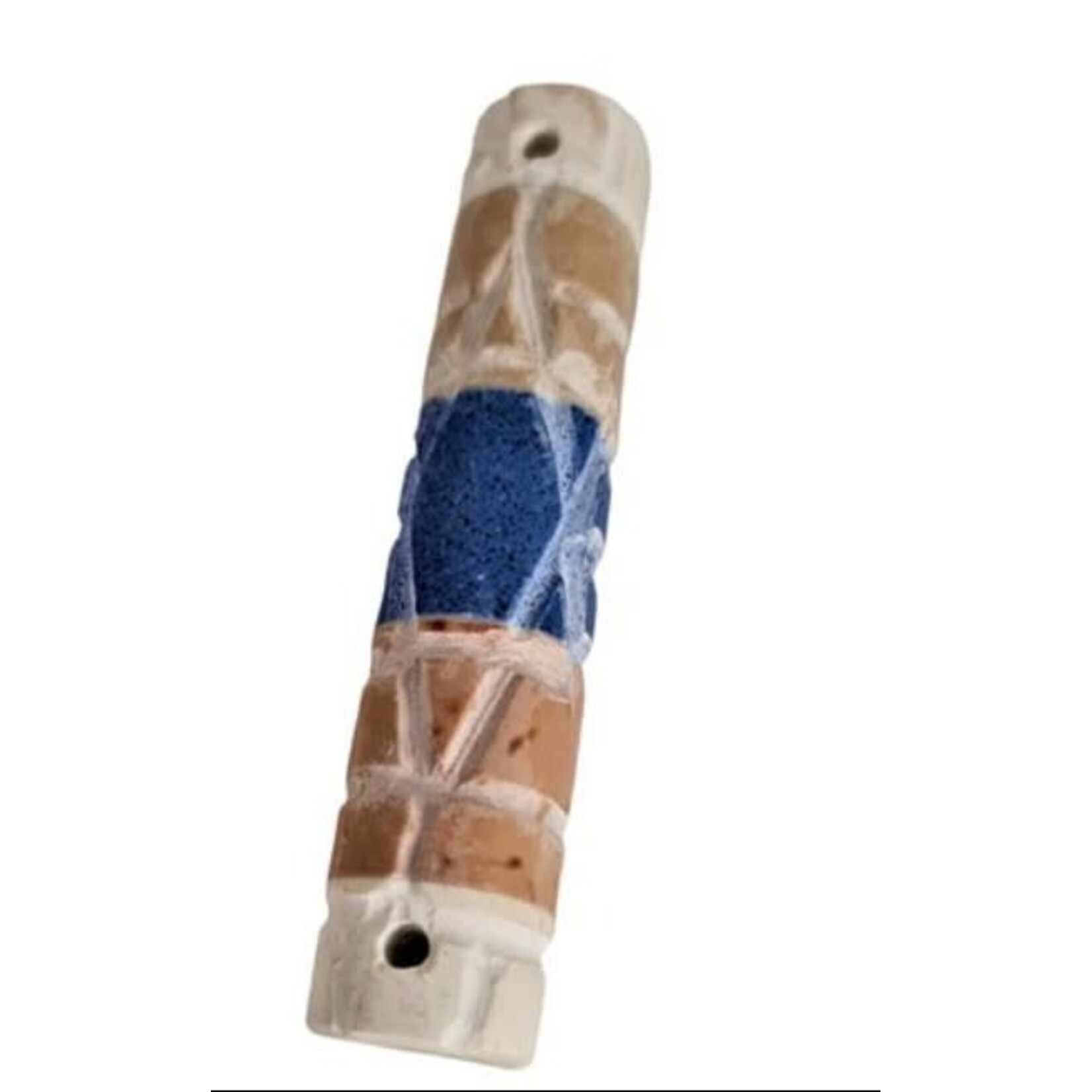 Jerusalem marble mezuzah case 7 cm