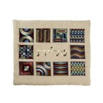 Yair Emanuel FULL EMBROIDERED TALLIT BAG GEOMETRIC-- MULTICOLOR