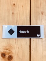 Hooch Trail Sign Sticker (6"x2")