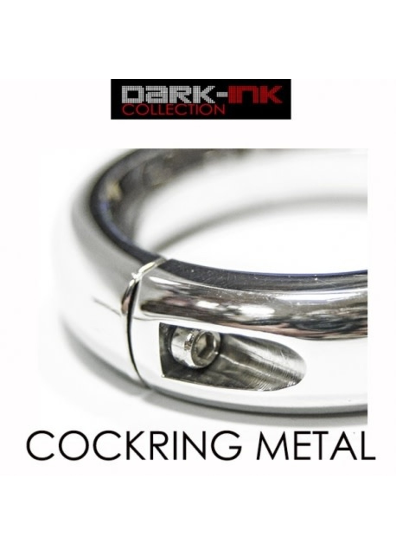 Dark-Ink Dark-Ink Cock Ring w/Key