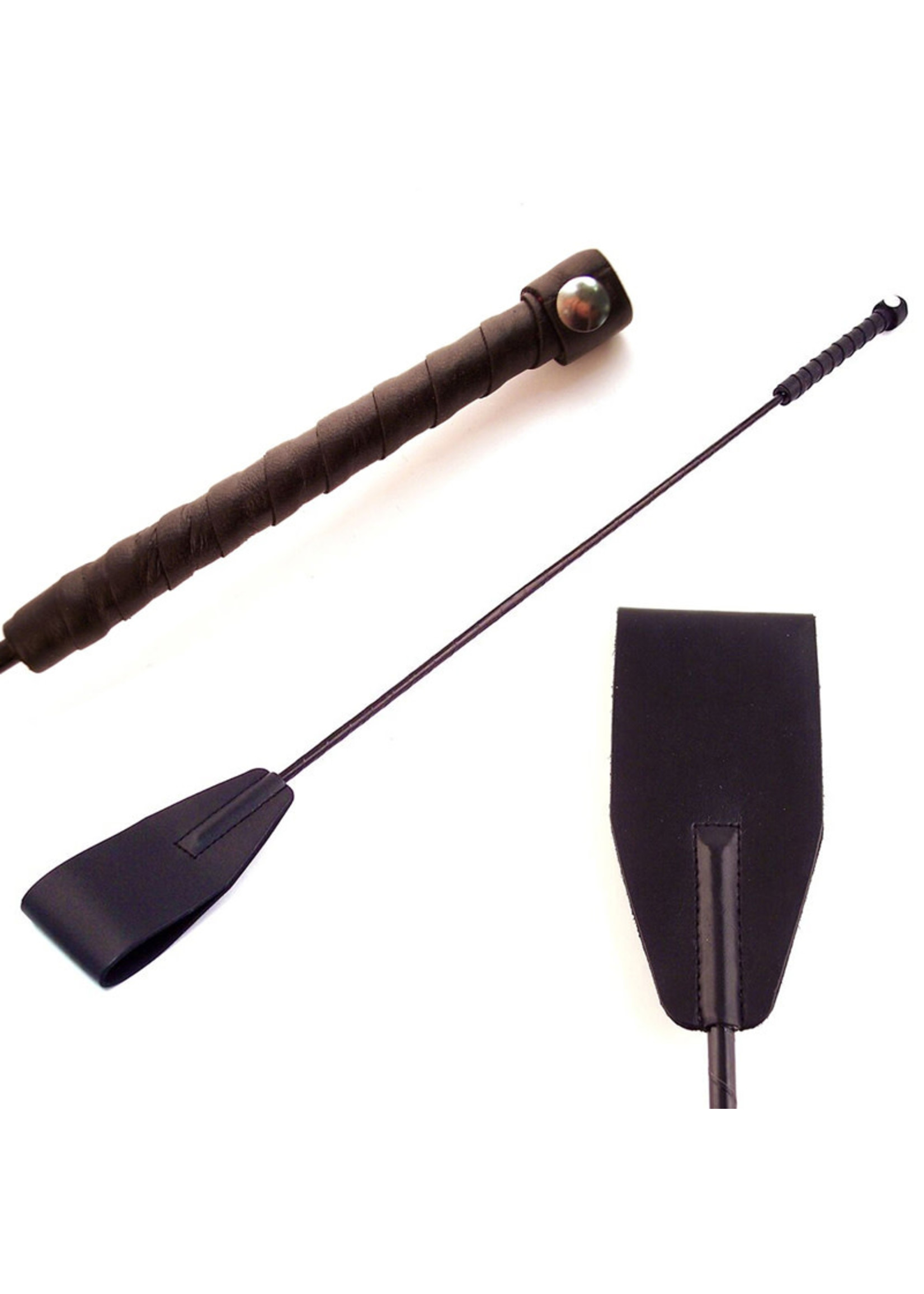 Rouge Rouge Fifty Times Hotter Leather Riding Crop