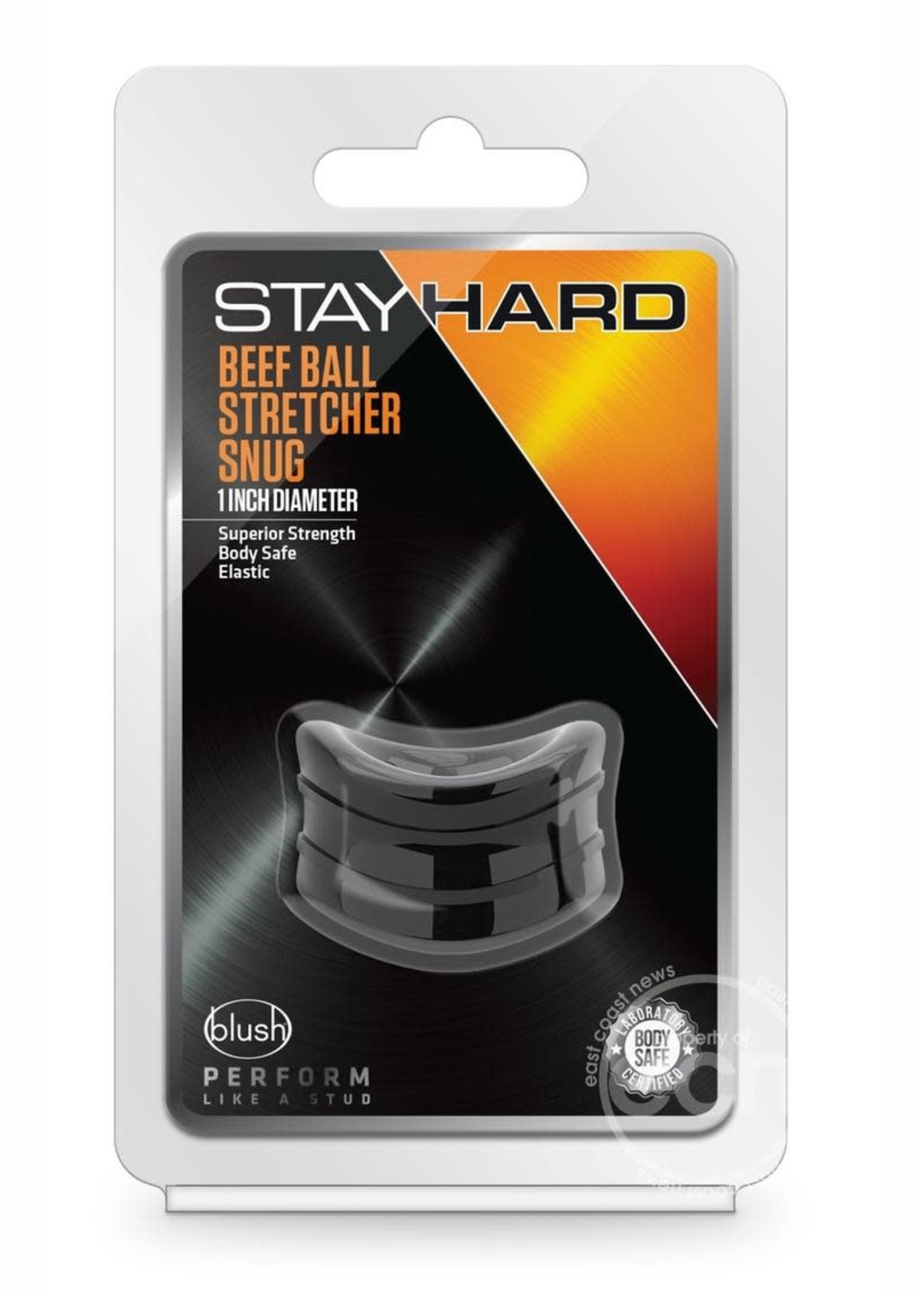Stay Hard Beef Ball Stretcher Snug - Black