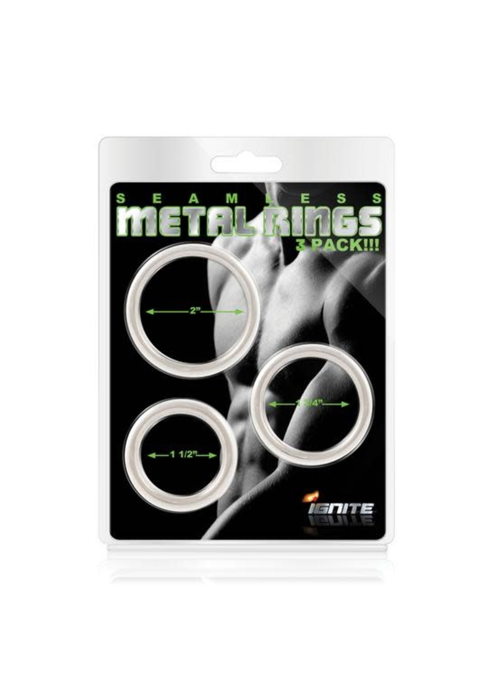 Ignite Ignite Metal Ring 3-Pack Stainless