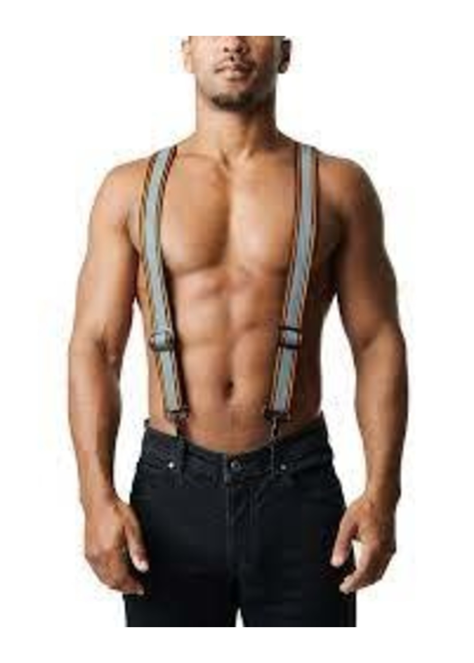 Hi Vis Suspender Harness - OSFA / BLACK