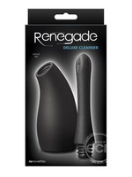NS Novelties Renegade Deluxe Cleanser Silicone Anal Douche - Black