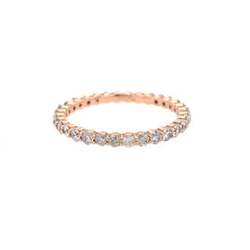 475731  14K ROSE GOLD .50TCW DIAMOND ETERNITY BAND