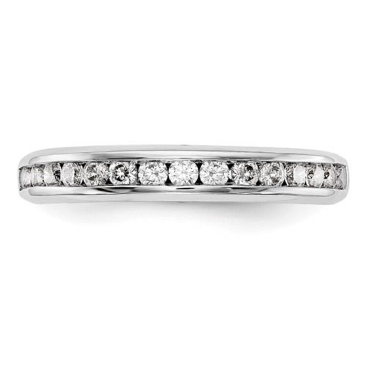 475339 14K WHITE GOLD .60TCW DIAMOND CHANNEL SET WEDDING BAND