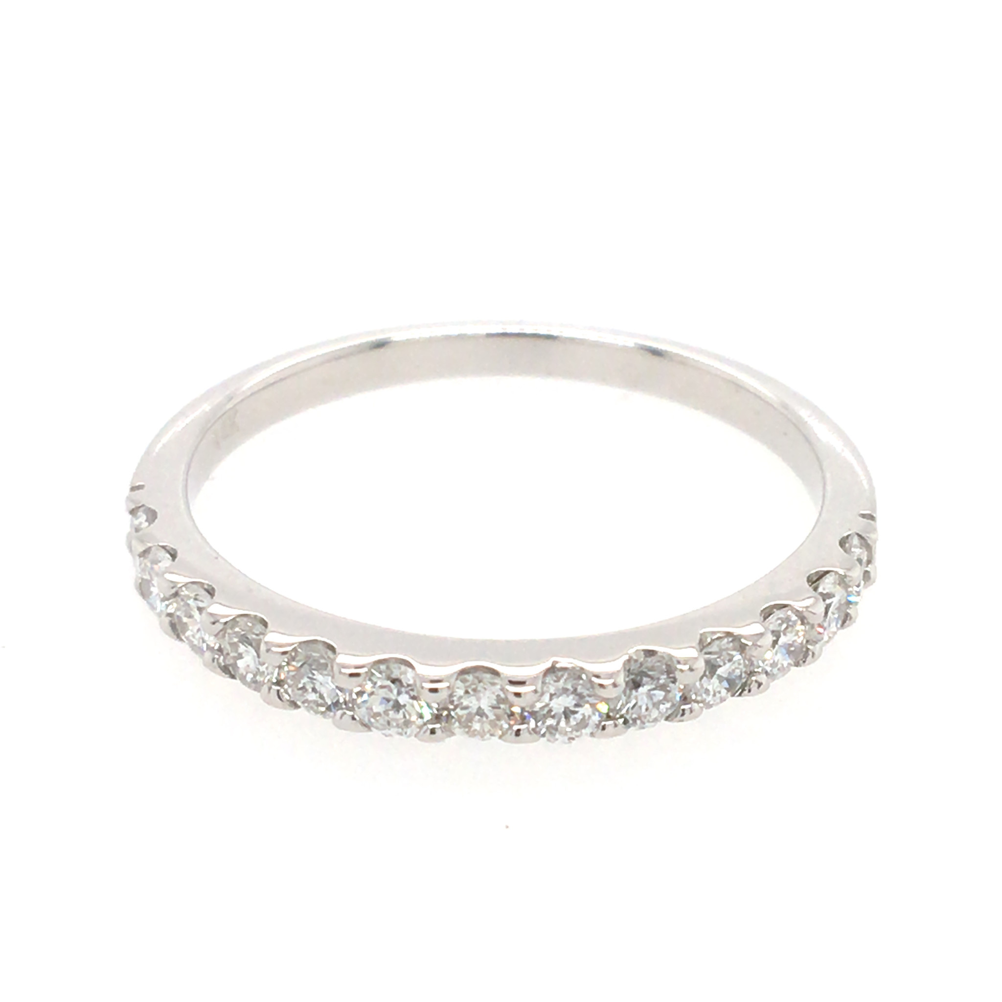 475034 14K WHITE GOLD .45TCW DIAMOND COMMON PRONG WEDDING BAND