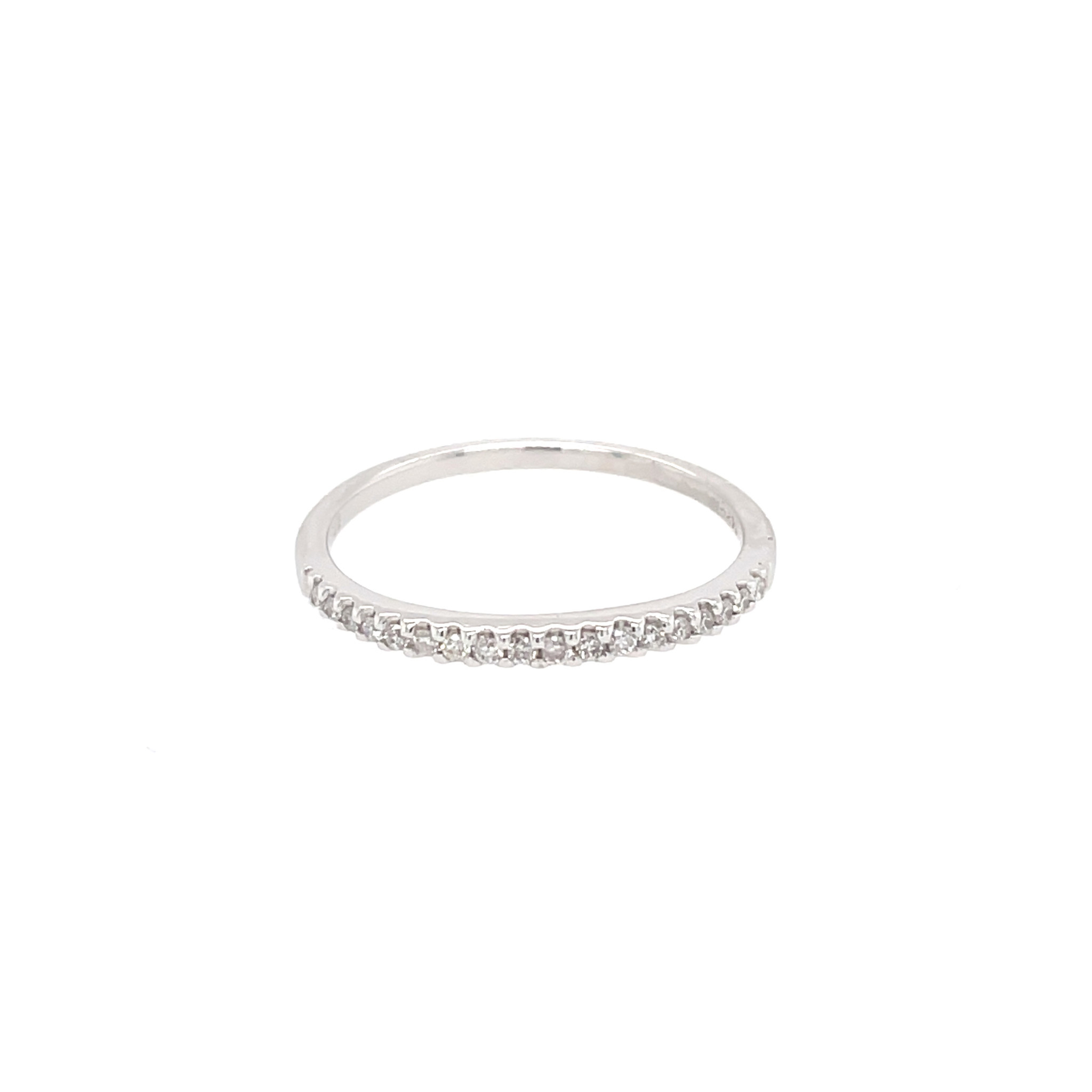 475615 14K WHITE GOLD .20TCW DIAMOND WEDDING BAND