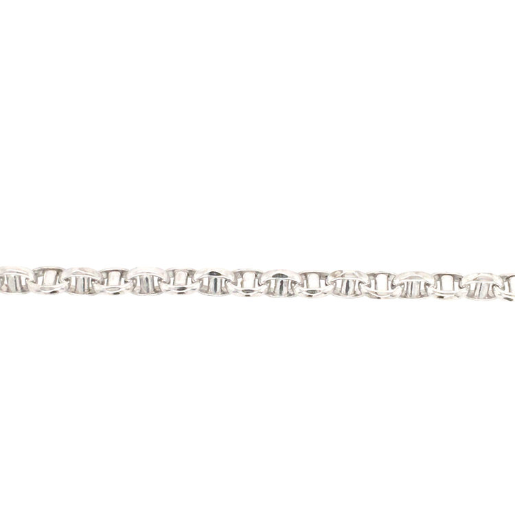 20011 14K WHITE GOLD GUCCI LINK BRACELET
