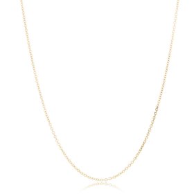 50208 14K YELLOW GOLD 18" YELLOW GOLD CABLE LINK CHAIN