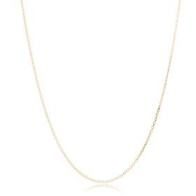 51076 14K YELLOW GOLD 18" CABLE LINK CHAIN