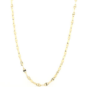 50875 14K YELLOW GOLD 16" FLIP CHAIN