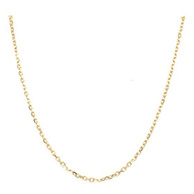 51019 14K YELLOW GOLD 16" CABLE LINK CHAIN