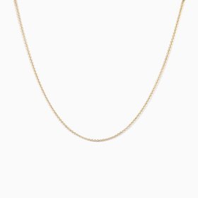 50558 14K YELLOW GOLD 18" CABLE LINK CHAIN