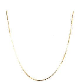 50023 14K YELLOW GOLD 18" BOX LINK CHAIN