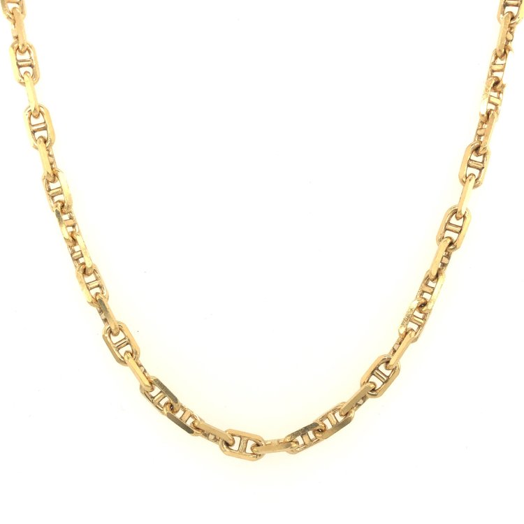 50037 14K YELLOW MARINER 24'' 3.5MM MARINER LINK CHAIN