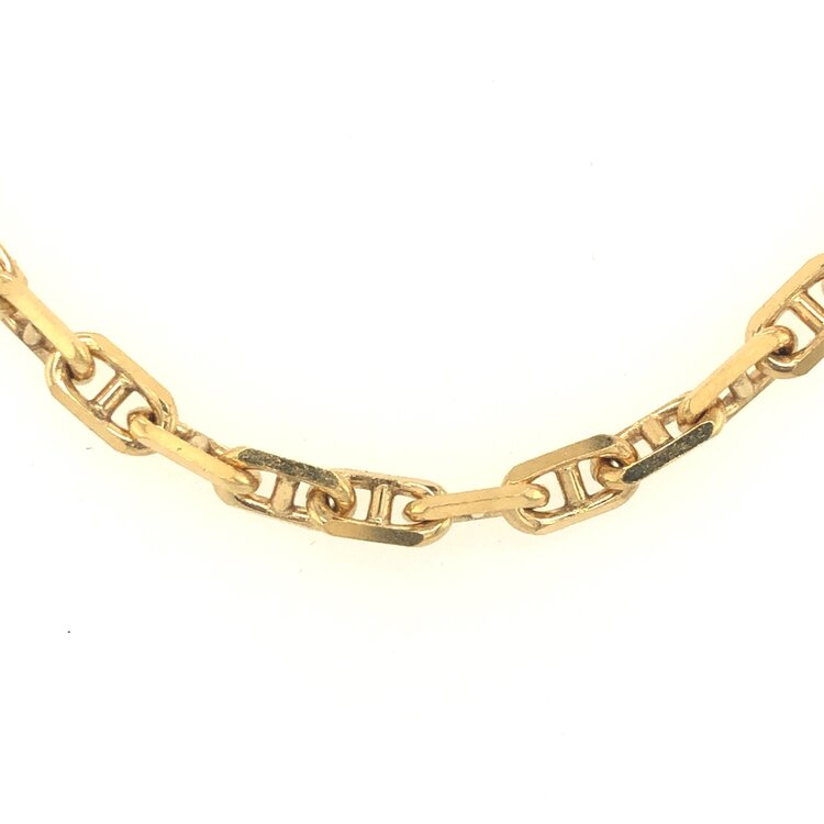 50037 14K YELLOW MARINER 24'' 3.5MM MARINER LINK CHAIN